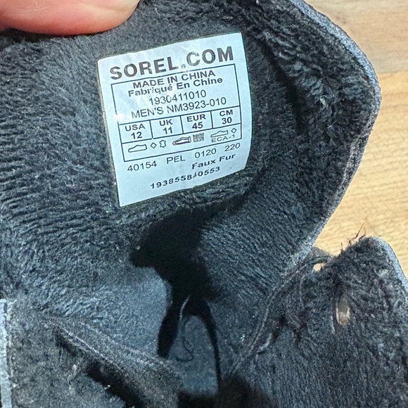 Men's black Sorel Cheyanne Metro Hi waterproof shoes - Picture 5 of 8